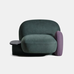 butler koltuk, entegre sehpali modern koltuk, sculptural lounge sofa, özel üretim contemporary koltuk, collectible design furniture