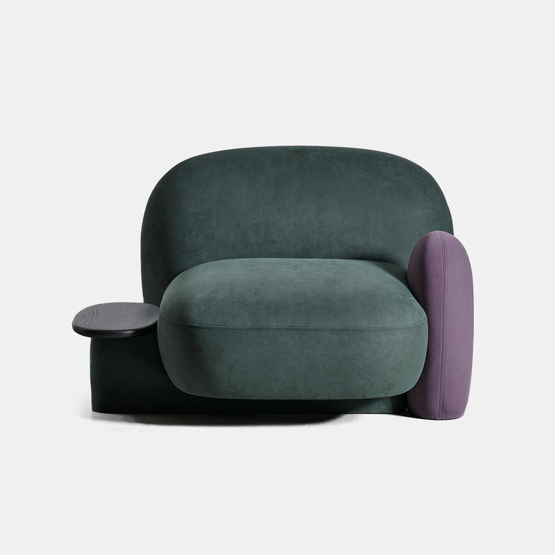 butler koltuk, entegre sehpali modern koltuk, sculptural lounge sofa, özel üretim contemporary koltuk, collectible design furniture