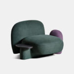butler koltuk, entegre sehpali modern koltuk, sculptural lounge sofa, özel üretim contemporary koltuk, collectible design furniture