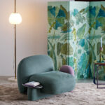 butler koltuk, entegre sehpali modern koltuk, sculptural lounge sofa, özel üretim contemporary koltuk, collectible design furniture