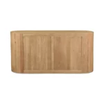 yuvarlatılmış köşeli şifonyer, masif meşe şifonyer, özel üretim yatak odası mobilyası, altı çekmeceli modern dresser, contemporary ahşap şifonyer