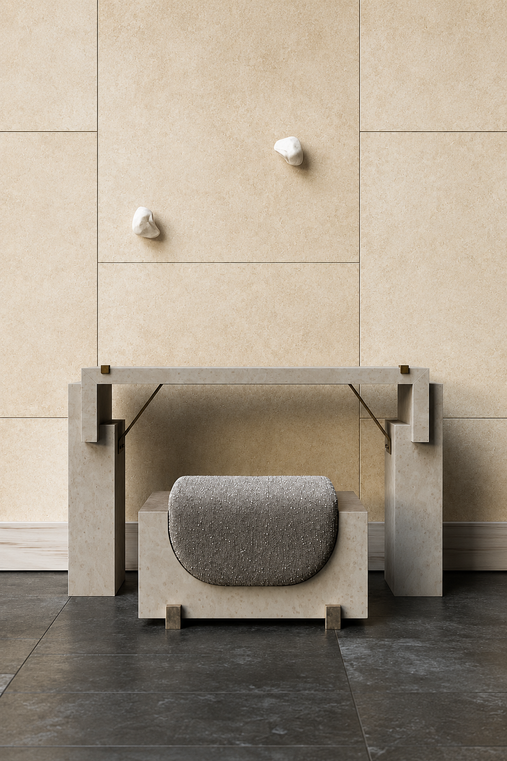 hokka makyaj masası seti, modern vanity masası, özel üretim makyaj masası, brass detaylı vanity ünitesi, contemporary yatak odası mobilyası