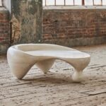 lavento orta sehpa, organik form sehpa, sculptural coffee table, özel üretim modern orta sehpa, collectible design sehpa