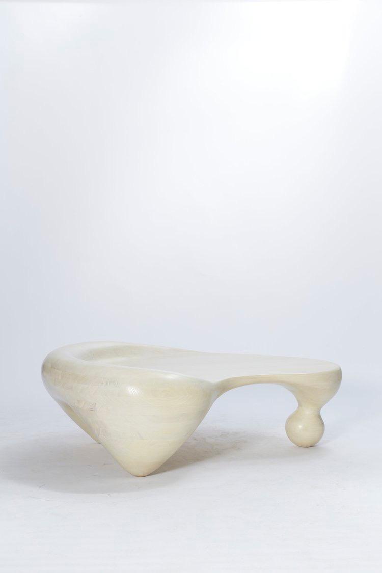 lavento orta sehpa, organik form sehpa, sculptural coffee table, özel üretim modern orta sehpa, collectible design sehpa