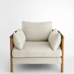 hasır detaylı koltuk, rattan koltuk, masif meşe koltuk, luxury lounge chair, modern Mediterranean koltuk, artisan furniture koltuk, doğal ahşap koltuk, özel üretim koltuk, coastal luxury chair, hasır detaylı tekli koltuk, contemporary lounge chair, premium koltuk modeli, luxury accent chair, designer koltuk, ahşap iskeletli koltuk