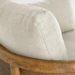 hasır detaylı koltuk, rattan koltuk, masif meşe koltuk, luxury lounge chair, modern Mediterranean koltuk, artisan furniture koltuk, doğal ahşap koltuk, özel üretim koltuk, coastal luxury chair, hasır detaylı tekli koltuk, contemporary lounge chair, premium koltuk modeli, luxury accent chair, designer koltuk, ahşap iskeletli koltuk