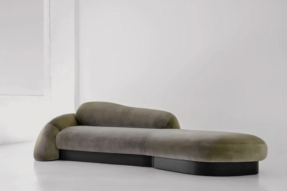 organik daybed, özel üretim şezlong, heykelsi lounge koltuk, modern luxury daybed, ısmarlama collectible furniture lounge piece