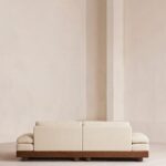 moduler luxury kanepe, masif bazali contemporary sofa, ozel uretim modern oturma grubu, soft minimal designer kanepe, natural wood luxury sofa