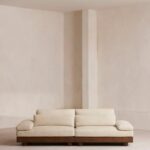 moduler luxury kanepe, masif bazali contemporary sofa, ozel uretim modern oturma grubu, soft minimal designer kanepe, natural wood luxury sofa