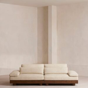 moduler luxury kanepe, masif bazali contemporary sofa, ozel uretim modern oturma grubu, soft minimal designer kanepe, natural wood luxury sofa