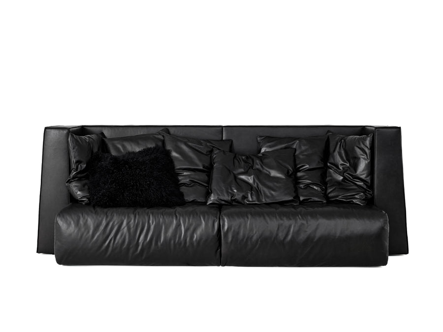 moduler deri kanepe, ozel uretim luxury sofa, contemporary leather couch, sculptural modern kanepe, collectible design lounge sofa