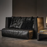 moduler deri kanepe, ozel uretim luxury sofa, contemporary leather couch, sculptural modern kanepe, collectible design lounge sofa
