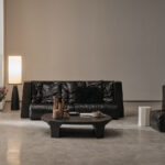 moduler deri kanepe, ozel uretim luxury sofa, contemporary leather couch, sculptural modern kanepe, collectible design lounge sofa