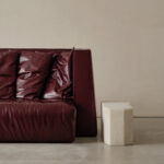 moduler deri kanepe, ozel uretim luxury sofa, contemporary leather couch, sculptural modern kanepe, collectible design lounge sofa