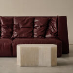 moduler deri kanepe, ozel uretim luxury sofa, contemporary leather couch, sculptural modern kanepe, collectible design lounge sofa