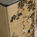 tsuru şifonyer, sanatsal luxury drawer cabinet, özel üretim oriental mobilya, contemporary collectible şifonyer, dekoratif panel dresser