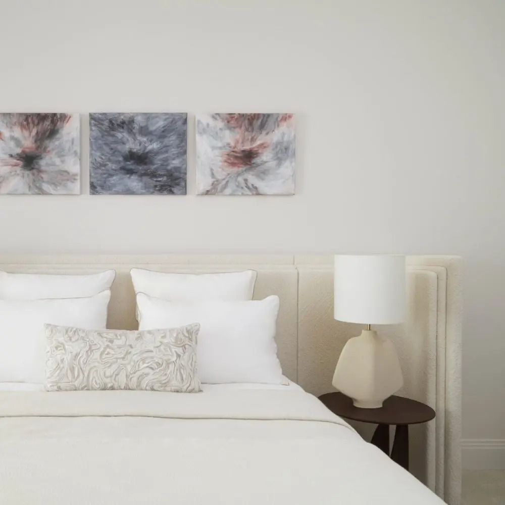 kanat başlıklı karyola, boucle kumaş yatak, özel üretim karyola, çevresel yatak başlığı, ısmarlama luxury bed frame