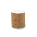 vesta komodin, tamo dişbudak komodin, cylindrical bedside table, mermer tablalı luxury komodin, özel üretim modern komodin