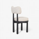 whiper sandalye, modern ahşap sandalye, özel üretim dining chair, sculptural sırtlı sandalye, contemporary meşe sandalye